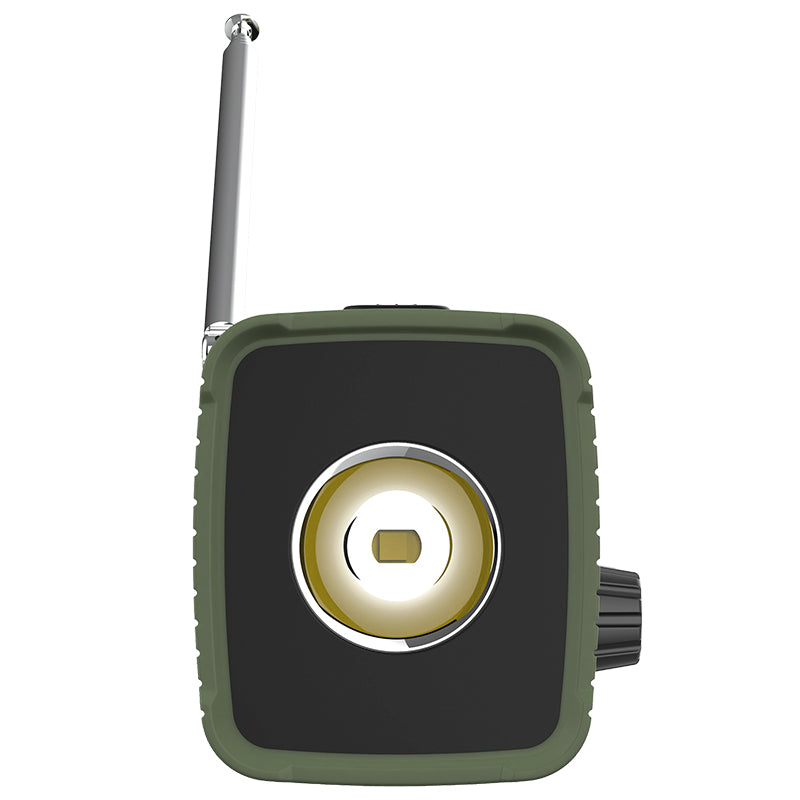 Radio Multifunctional Solar Kruger&Matz, Powerbank 5000 mAh, Lanterna, Lampa de Lucru, SOS, AM/FM/WB