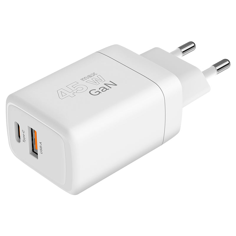 Incarcator Retea Pd Qc & Kruger Gan 45W cu USB