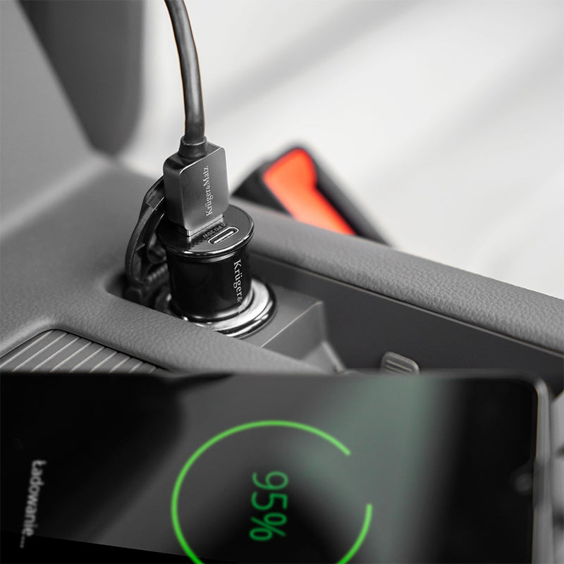 Incarcator Auto 2XUSB 3.1A QC 3.0 Pd K&M