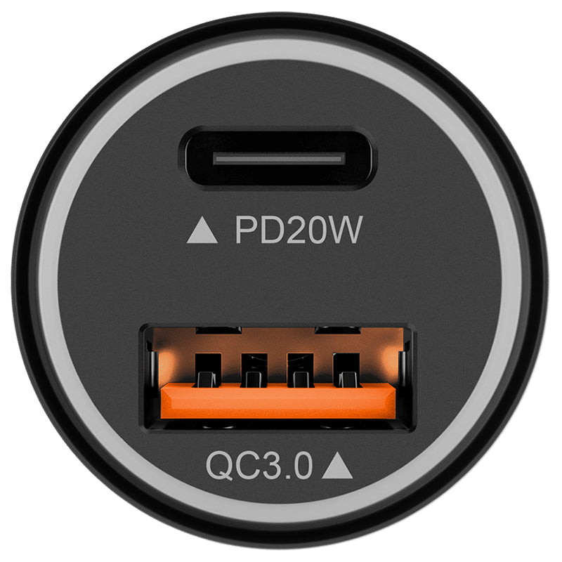 Incarcator Auto -a Type C Qc & Kruger Pd 38W cu USB