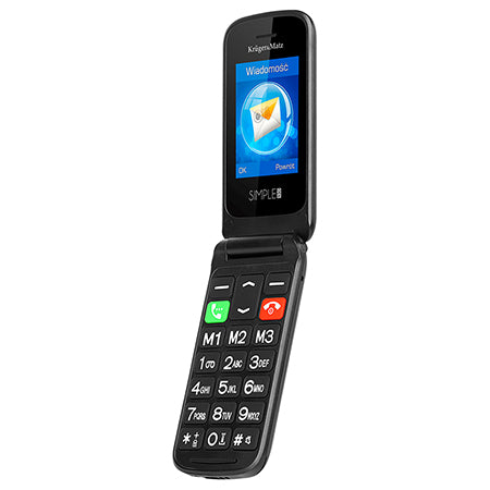 Telefon GSM Seniori Buton & Kruger Sos 930 cu Bluetooth, radio FM, alarma si baterie 1000 mAh