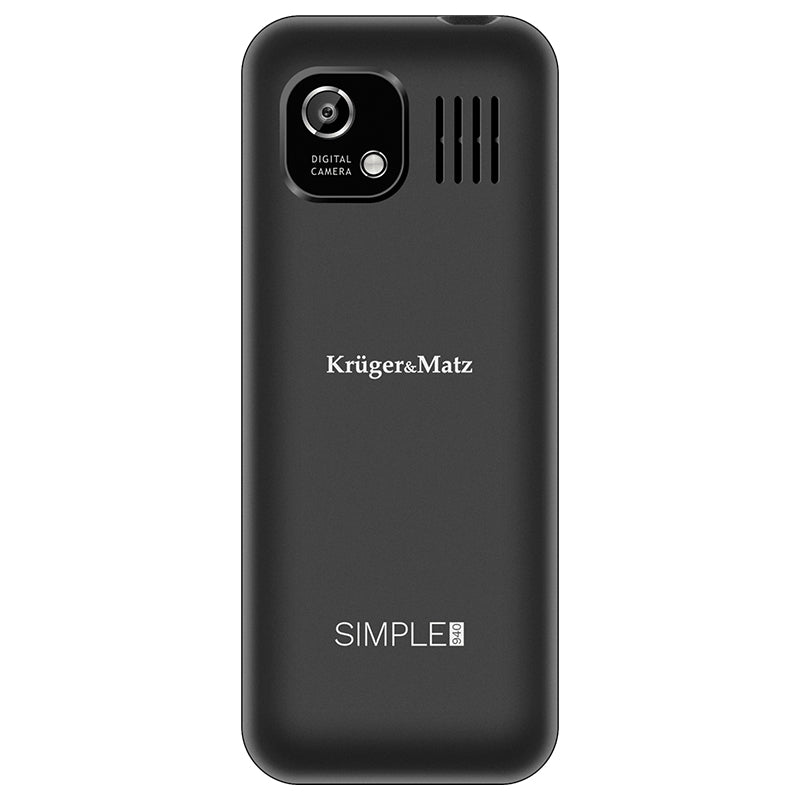 Telefon GSM 4g Simple & Kruger Km 0940 cu Bluetooth, radio FM, alarma si baterie 1400 mAh