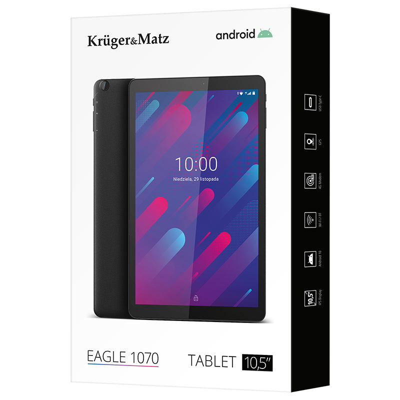 Tableta 4G Lte 6GB 128GB ANDROID10 Kruger&Matz