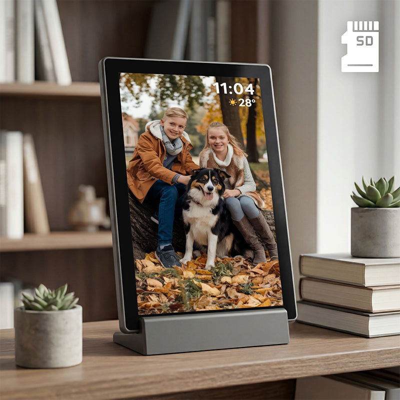 Rama Foto Digitala .1 Frameo & Kruger WiFi 10 cu Internet WiFi, baterie 5000 mAh si USB