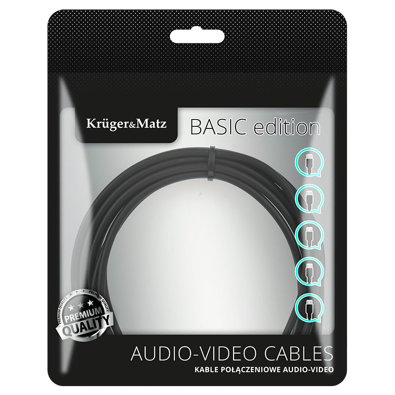 Cablu 2RCA - 2RCA 5M Basic K&M