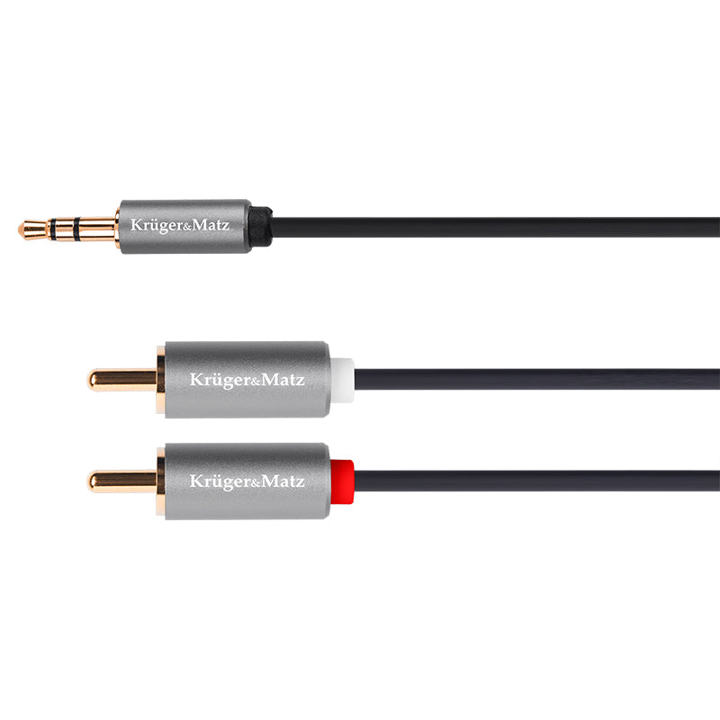 Cablu Jack 3.5 - 2RCA 1M Basic K&M