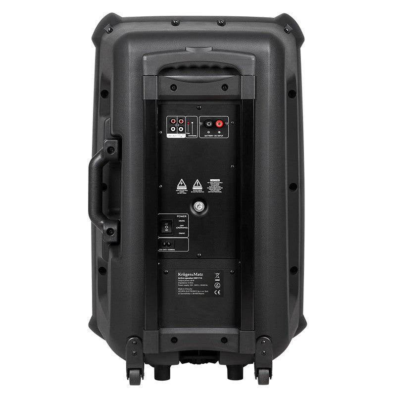 Boxa Activa Portabila Inch K&m Uhf 15 cu Bluetooth, radio FM, baterie reincarcabila si USB