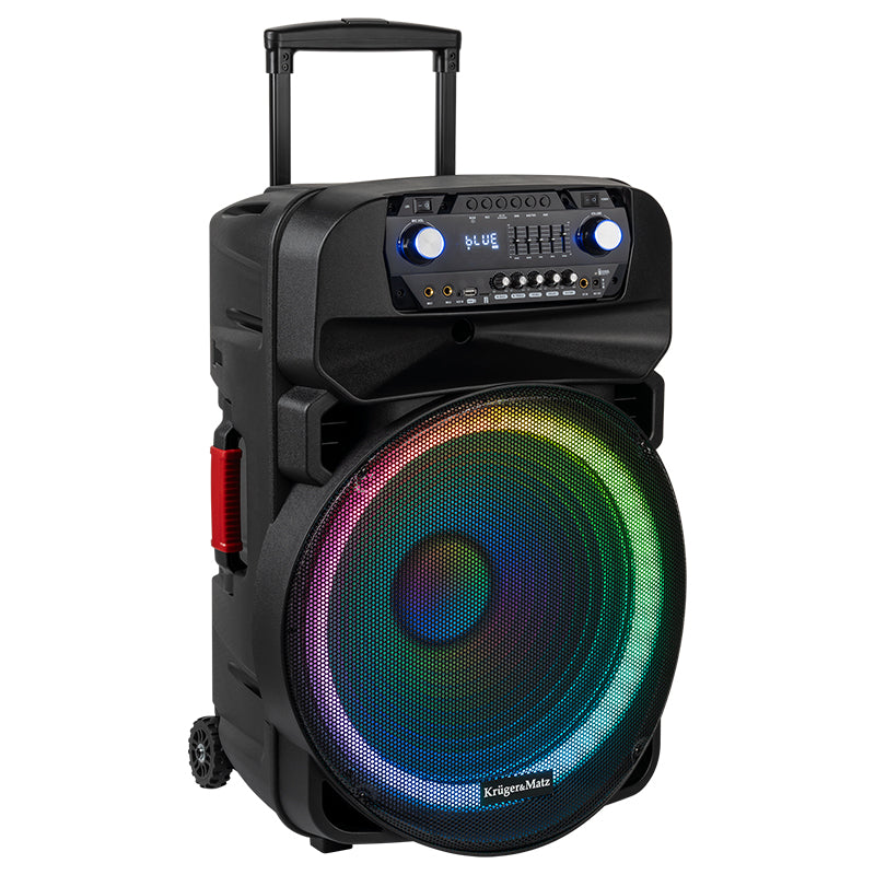 Boxa Activa Portabila Inch & Kruger Uhf 18 cu Bluetooth, radio FM, baterie reincarcabila si AUX