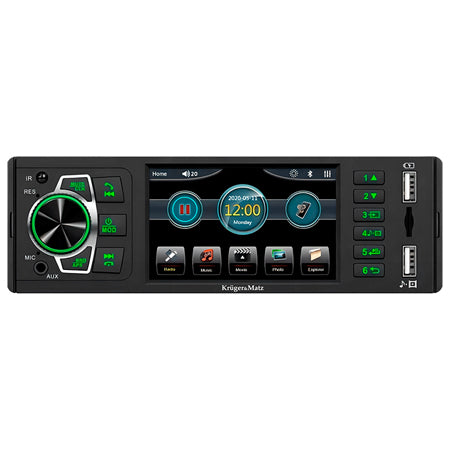 Player Auto 1 din 4x50w & Kruger Km 2015 cu radio FM, AUX, USB si Sunet Stereo