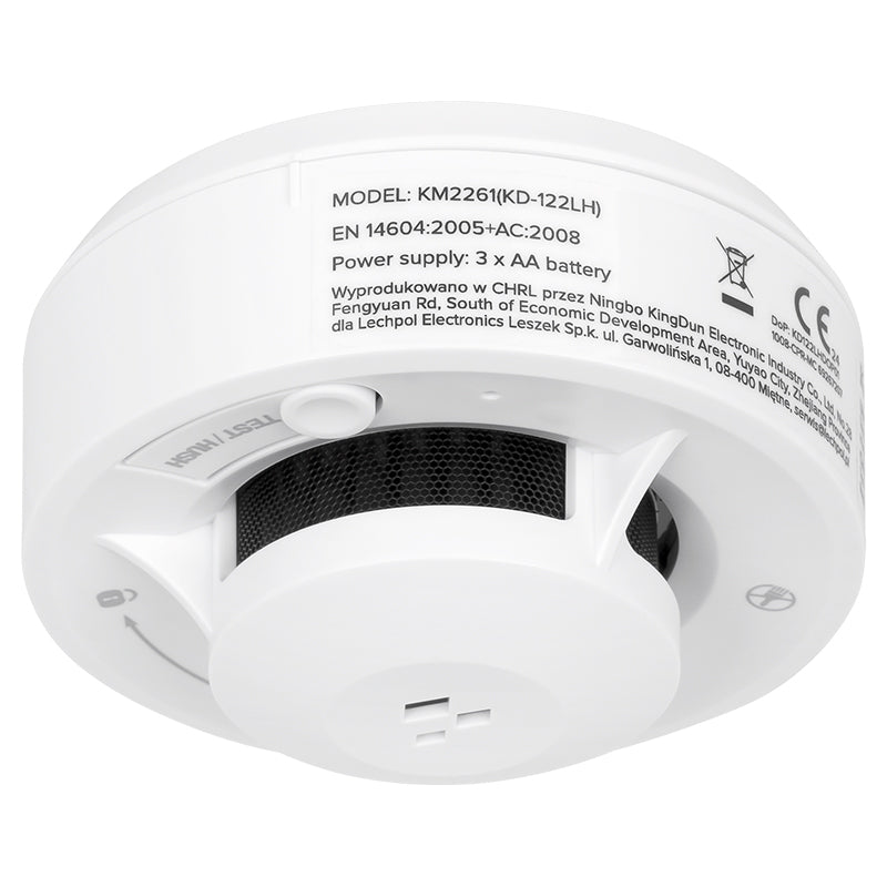 Senzor Smart Wi-fi Fum Tuya & Kruger Km 2261 cu alarma, Internet WiFi si baterie reincarcabila