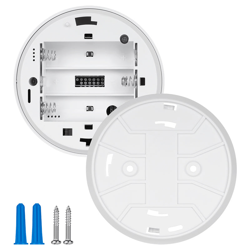 Senzor Smart Wi-fi Fum Tuya & Kruger Km 2261 cu alarma, Internet WiFi si baterie reincarcabila
