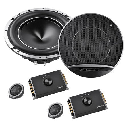 Set Difuzoare Auto 6.5 Inch Tweetere Filtre Km 620t11 cu Card SD si Sunet Stereo