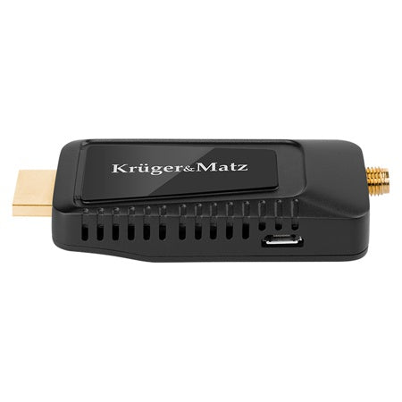 Tuner Dvb-t2 Hevc H.265 HDMI & Kruger Km 9999 cu USB si Telecomanda