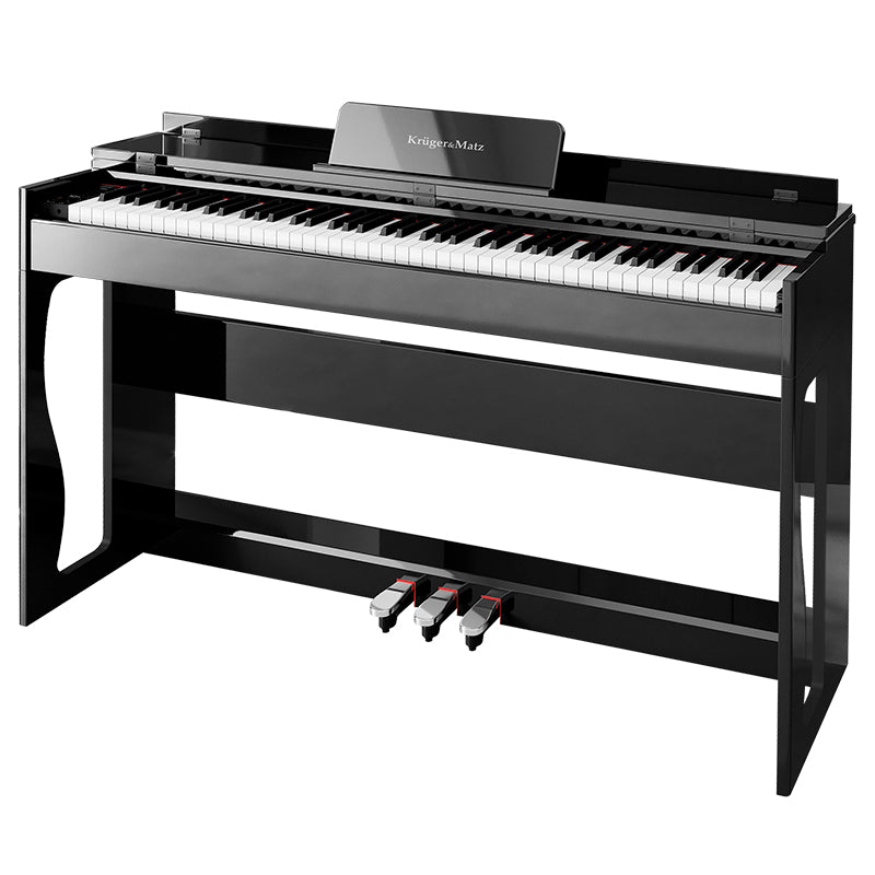 Pian Digital Kmdp-135 Negru & Kruger cu Bluetooth, AUX si USB