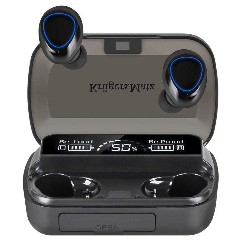 Casti 5.3 Powerbank & Kruger M 10 cu Bluetooth, baterie 300 mAh si USB