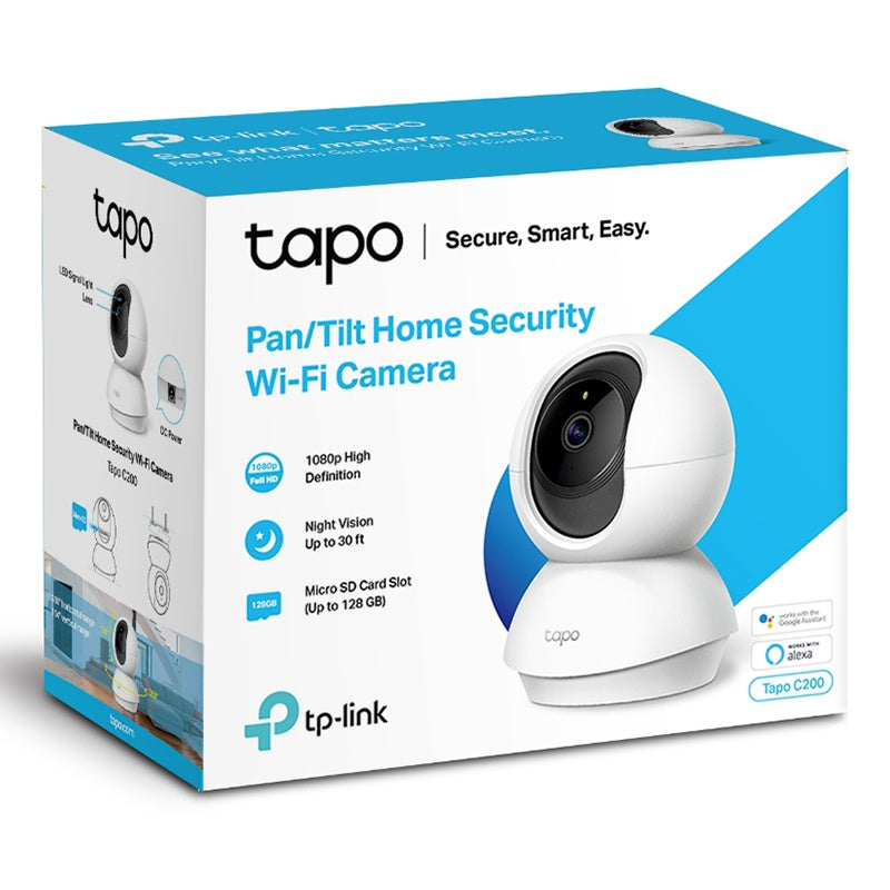 Camera 360 Tapo C200 Tp-link Ip 1080p cu alarma, Internet WiFi si Card SD