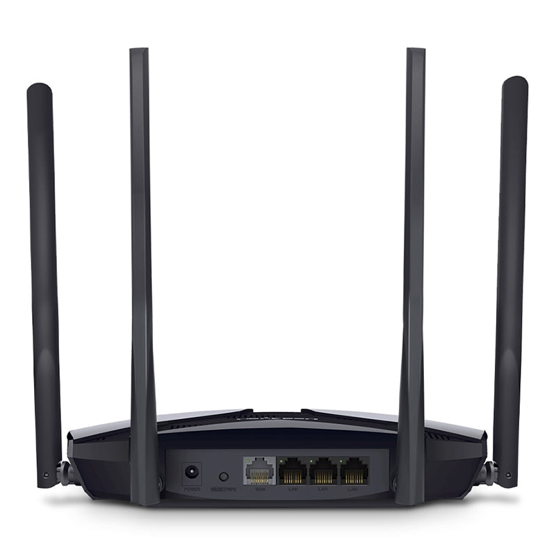 Router 4 Porturi Gigabit Wi-fi 6 Mercusys AC 1800 cu Internet WiFi si USB