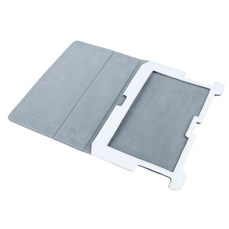 Husa Alba Piele Naturala Samsung Galaxy Tab P 5100