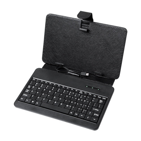 Husa cu Tastatura Mini Tableta 7 Inch Kom 0467 cu USB