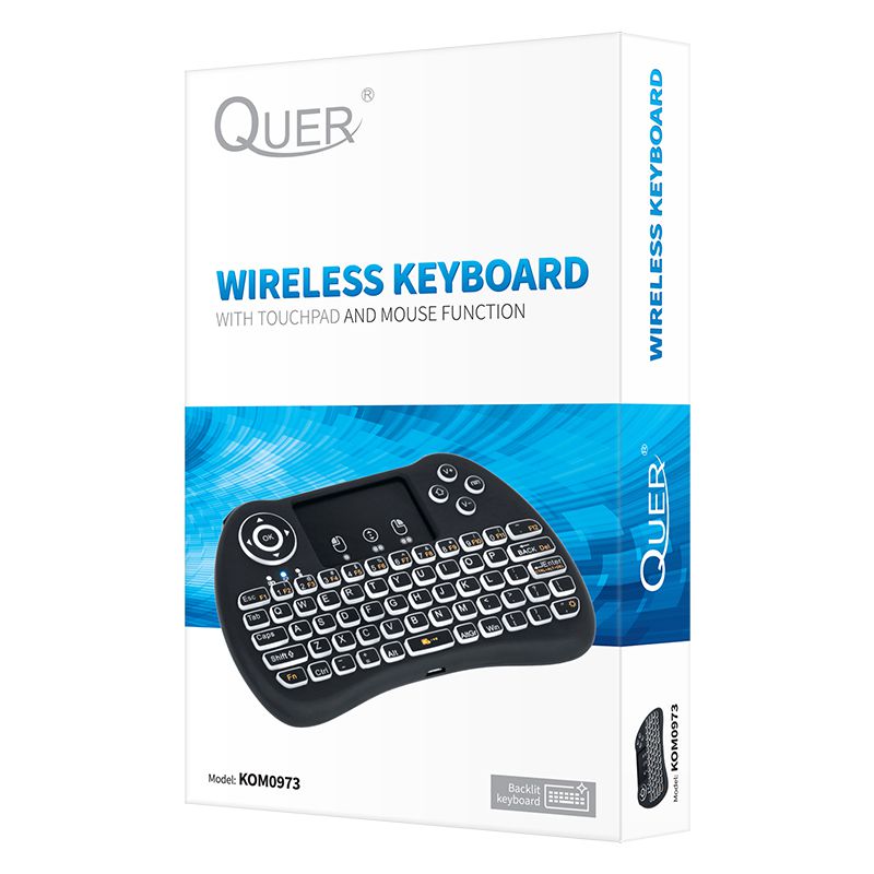 Tastatura Touchpad Smart TV Box Mini Q5 Kom 0973 cu baterie 300 mAh si USB