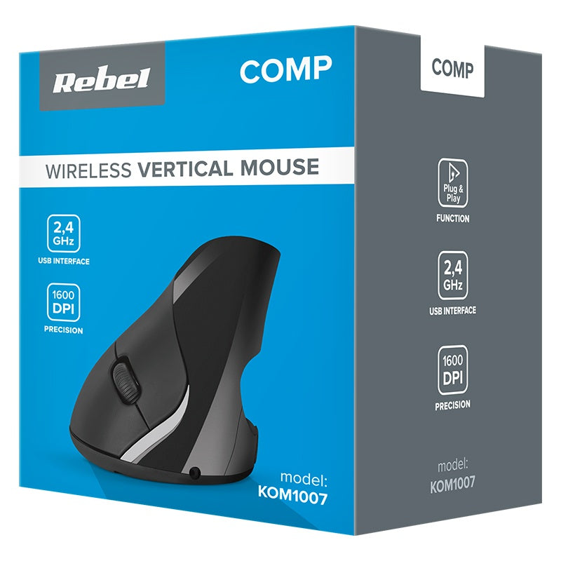 Mouse Vertical Wireless WM500 Rebel