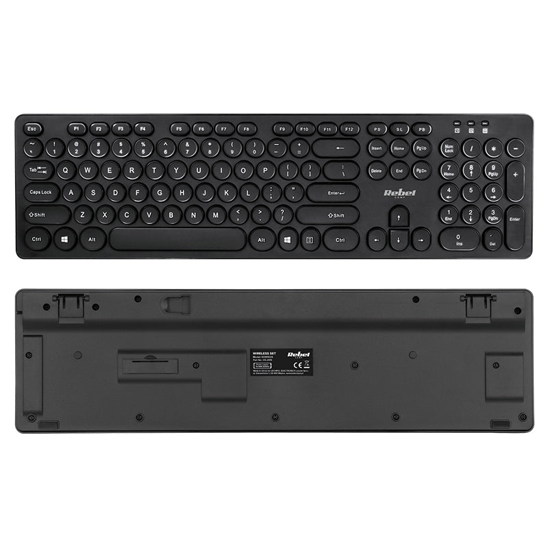 Kit Tastatura si Mouse Wireless WS400 Rebel