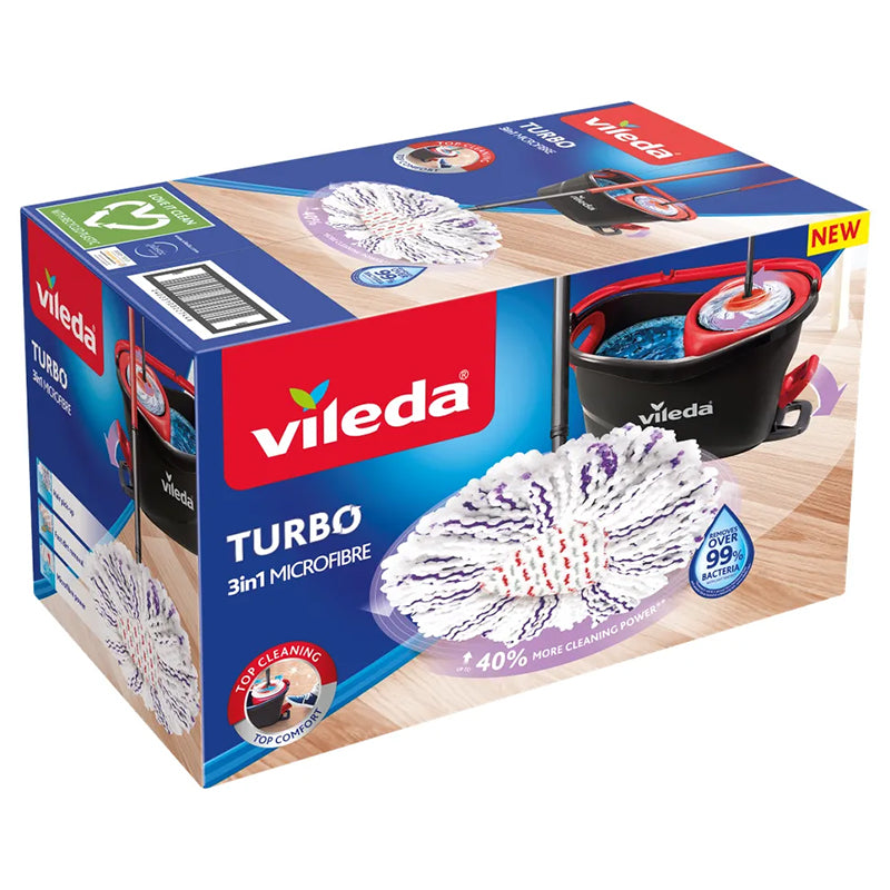 Mop Rotativ Turbo 3in1 Microfibra Vileda Kom 167751