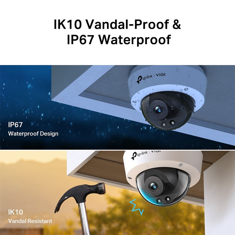 Camera Supraveghere 4mp Dome Vigi Tp-link Komc 240i-2.8
