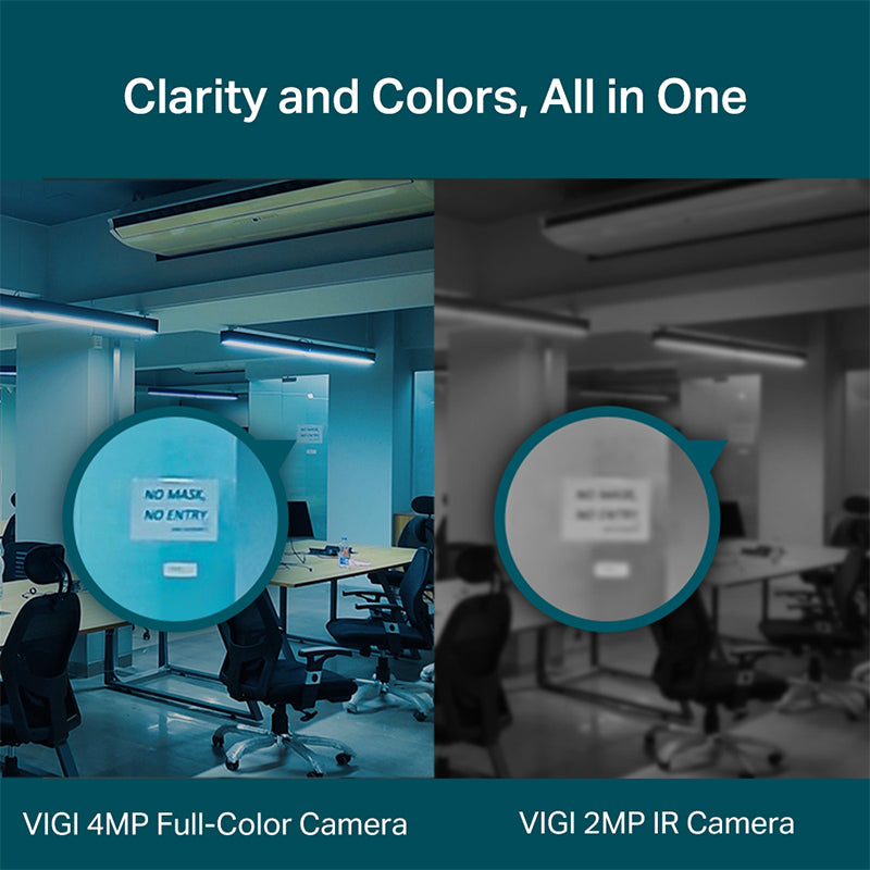 Camera Supraveghere Turret Fullcolor Vigi Tp-link Komc 440-2.8