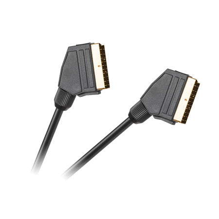 Cablu Scart-scart 3m 21pini Hq Negru Kpo 2723a-3