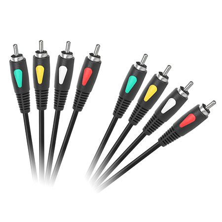 Cablu 4rca-4rca 1.8m Eco-line Cabletech Kpo 4003-1.8