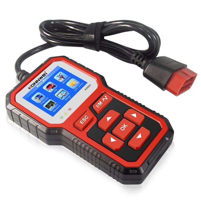 Multimetru Diagnoza Auto Obd2 Konnwei Kw 681 cu Internet WiFi, baterie reincarcabila si USB