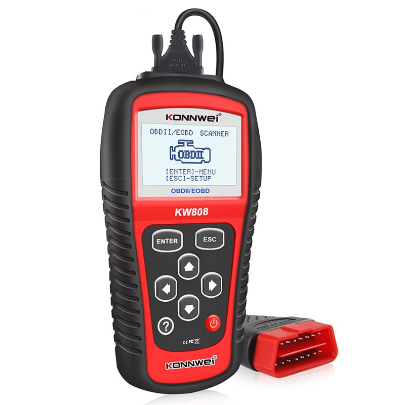 Multimetru Diagnoza Auto Obd2 Konnwei Kw 808 cu baterie reincarcabila