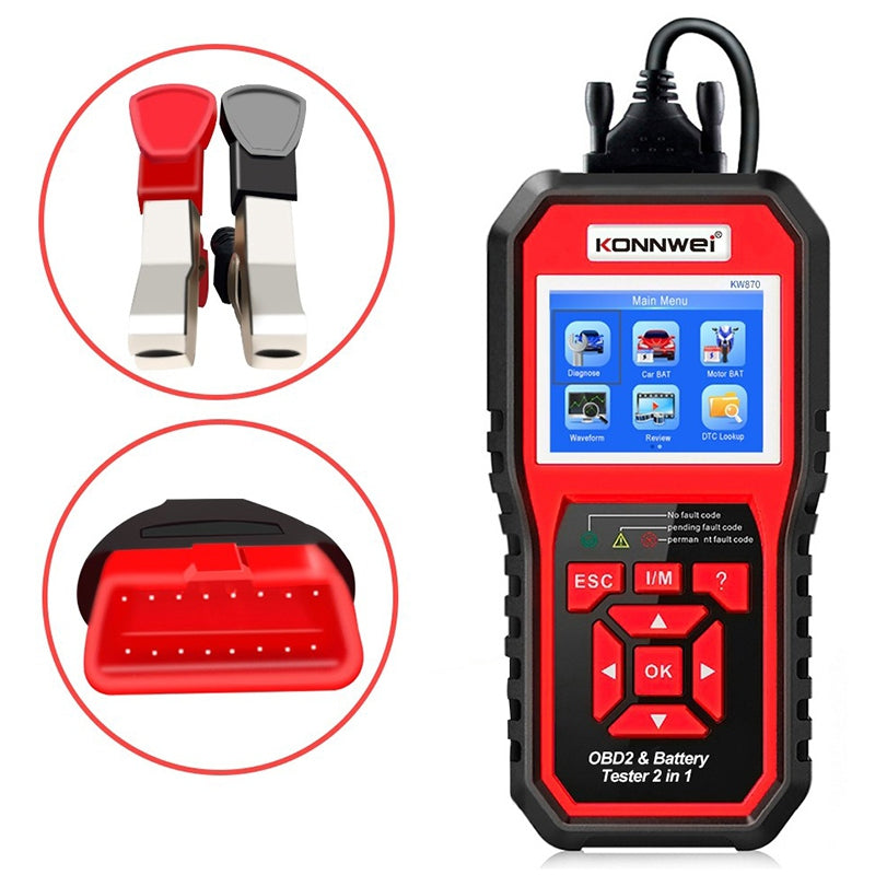 Multimetru Diagnoza Auto Obd2 Konnwei Kw 870 cu Internet WiFi