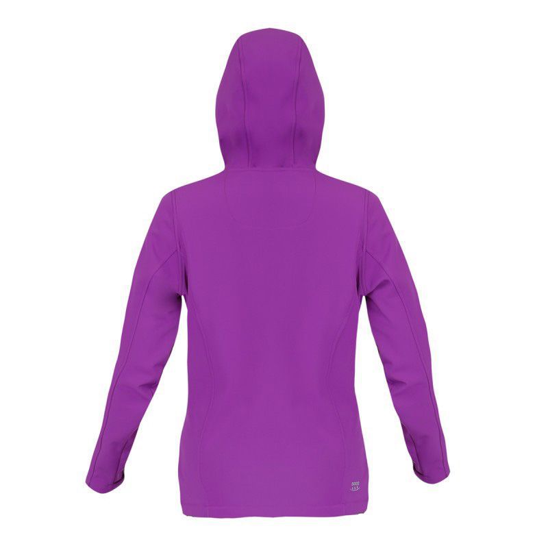 Jacheta Elastica cu Gluga (dama) Violet - L 4090501 cu Rezistenta la Apa