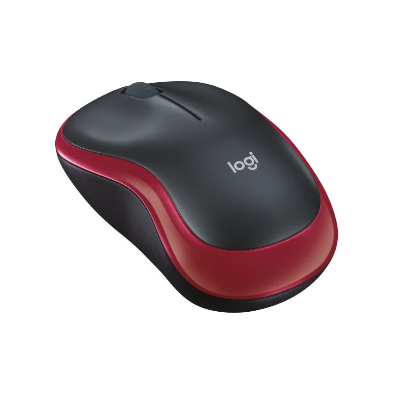 Mouse Optic Logitech Rosu M 185 cu baterie reincarcabila si USB