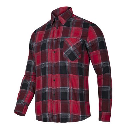 Camasa Flanel cu Carouri Rosu - S