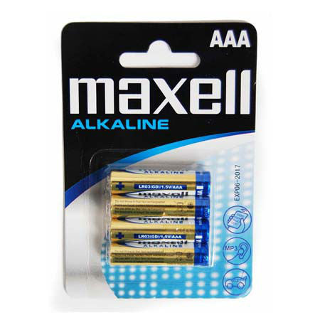 Baterie Alcalina Maxell Blister 4 Buc Lr 03 cu baterie reincarcabila