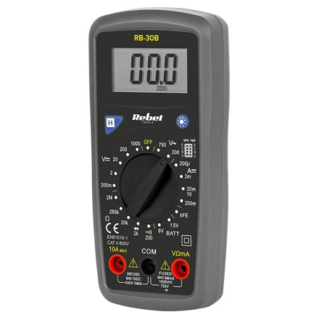 Multimetru Universal Rb-30b Rebel cu baterie reincarcabila