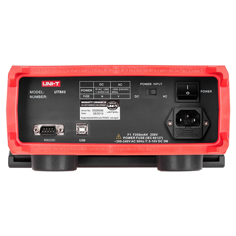 Multimetru Laborator Ut 803 cu baterie reincarcabila si USB