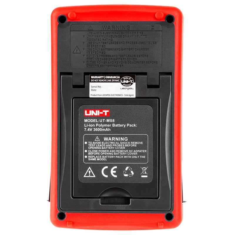Osciloscop Uni-t Utd 1025cl cu baterie 3600 mAh si USB