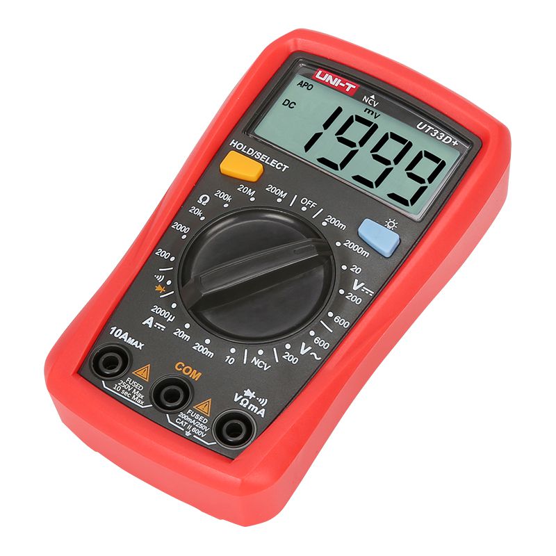 Multimetru Digital + Uni-t Ut 33d cu baterie reincarcabila