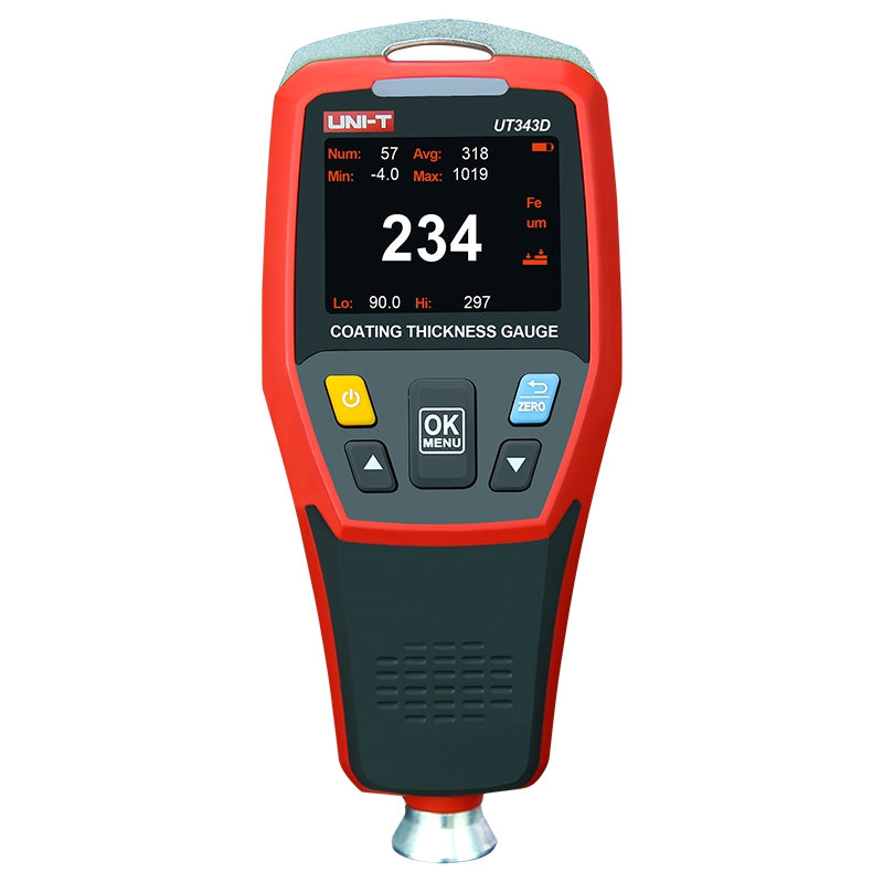 Tester Masurare Grosime Vopsea Uni-t Ut 343d cu alarma, baterie reincarcabila si USB