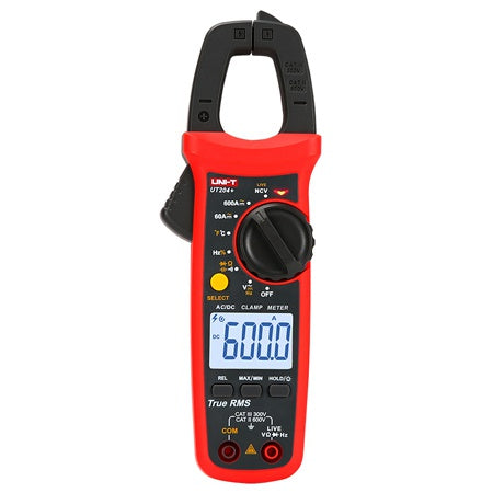Clampmetru Digital + Uni-t Ut 204 cu baterie reincarcabila