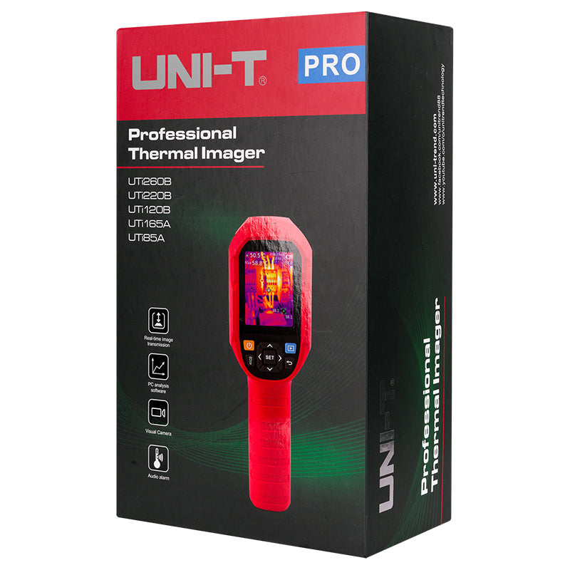 Camera Termoviziune Uni-t Uti 220b cu alarma, baterie 5000 mAh si USB