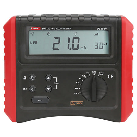 Multimetru Digital Tester Rcd + Uni-t Ut 586 cu baterie reincarcabila