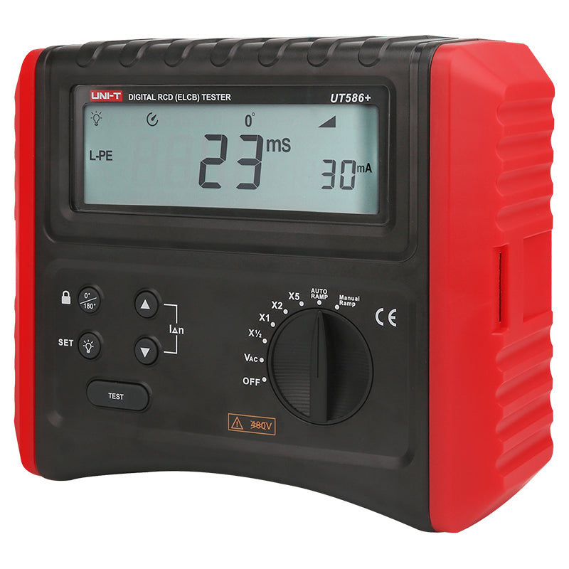 Multimetru Digital Tester Rcd + Uni-t Ut 586 cu baterie reincarcabila