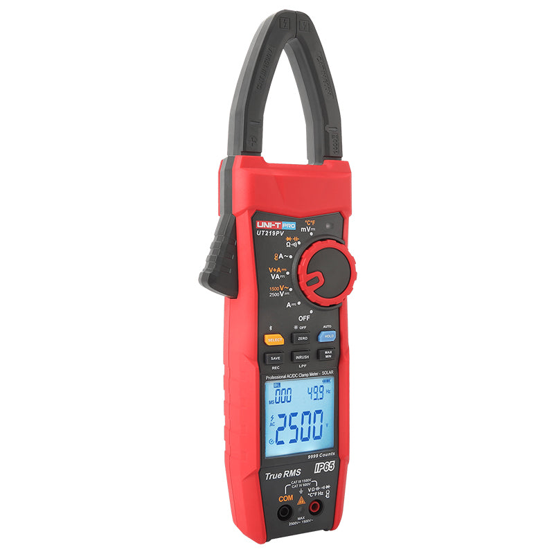 Multimetru Digital Uni-t Ut 219pv cu Bluetooth, alarma, afisaj LCD si baterie reincarcabila