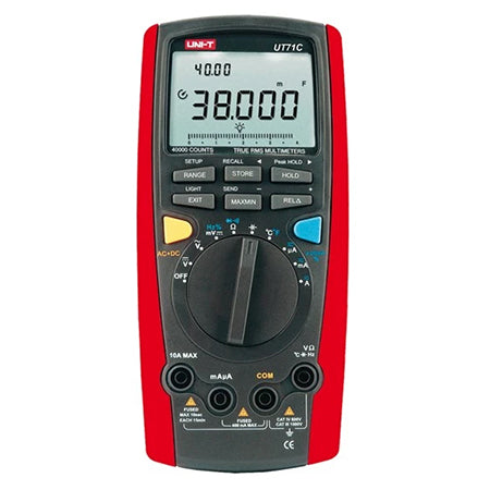 Multimetru Digital Uni-t Ut 71c cu afisaj LCD si baterie reincarcabila
