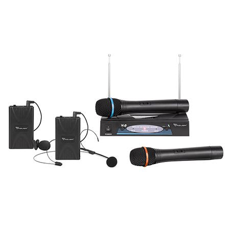 Set Doua Microfoane Vhf Azusa Mik 0110 cu radio FM